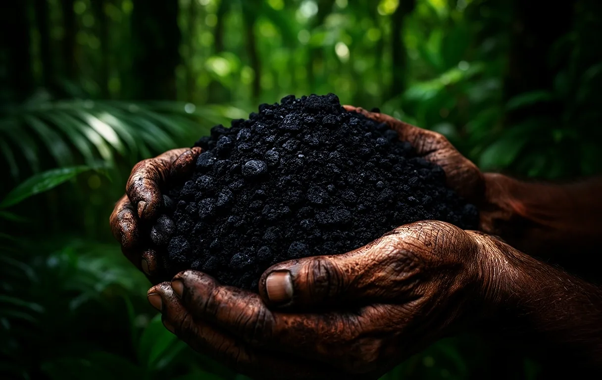 Volcanic soil in Bali